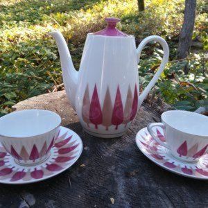 Beautiful Art Deco Tea Set/Water Pitcher